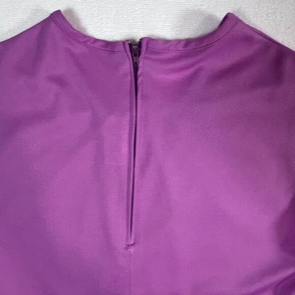 Lot of 2 Vicki Wayne's Shirt Wns Tank Top Sleeveless Size 12 Back Zip Purple Red - Picture 8 of 16
